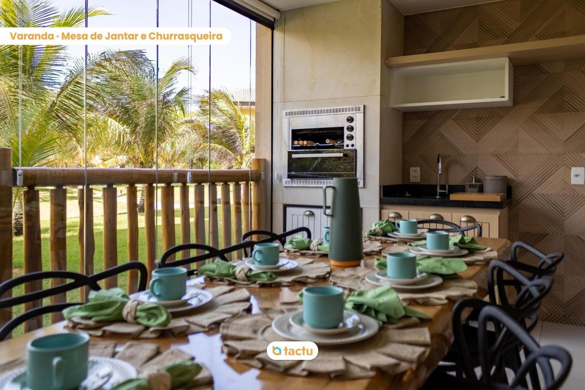 Terreo Enorme Luxuoso No Vg Sun Cumbuco Por Tactu Villa Luaran gambar